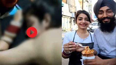 gurpreet kaur kulhad pizza viral video|Kulhad Pizza Viral Couple Video: Gurpreet Kaur’s Beach Birthday。